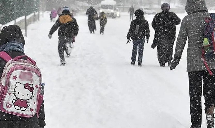 Kar ve Fırtına Eğitimi Durdurdu: 6 İl ve 1 İlçede Okullar Tatil