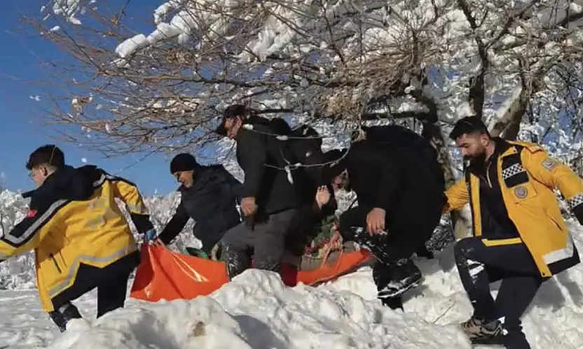 Kar ve Tipiye Rağmen Hayata Ulaşan Eller