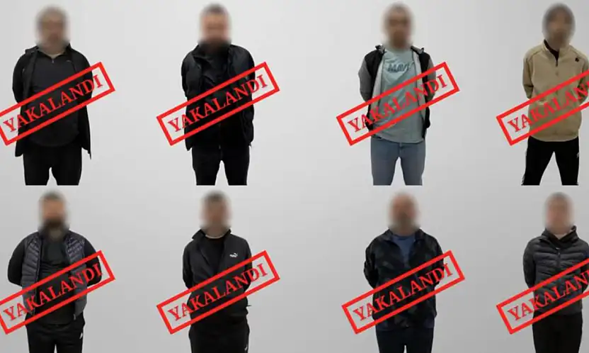 Kırmızı bültenle aranan 8 şüpheli Türkiye'ye getirildi