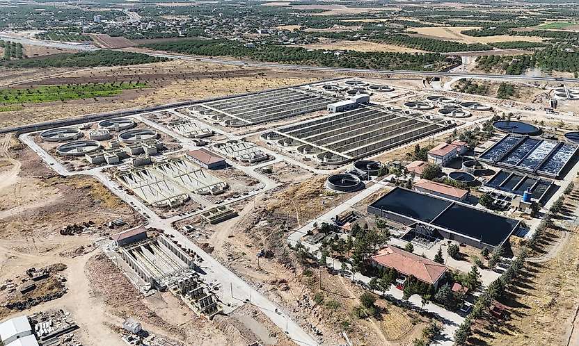 Malatya 1. OSB'nin Arıtma Tesisi Yüzde 96 Tamamlandı