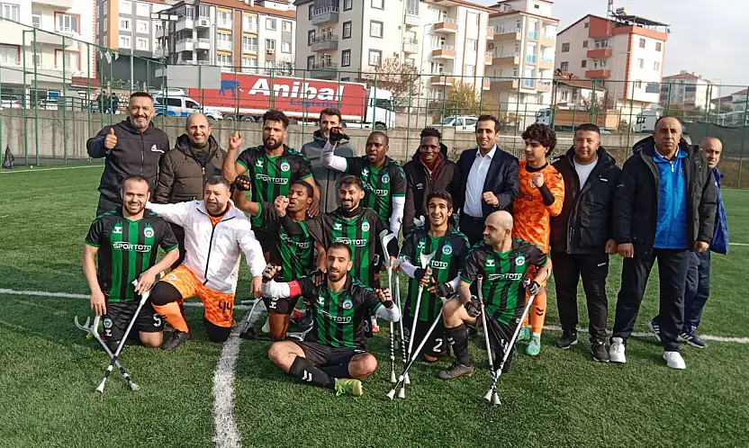 Malatya Ampute Futbol Takımı Şişli Yeditepe'yi 2-1 Mağlup Etti