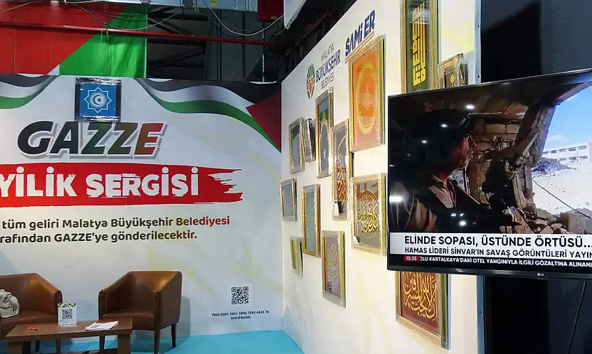 Malatya Anadolu Kitap ve Kültür Fuarı'nda Gazze Dayanışması