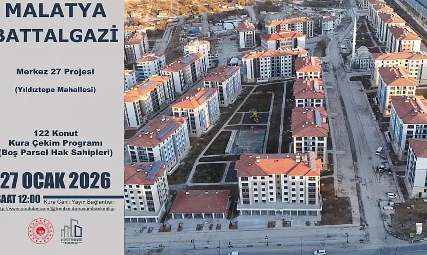 Malatya'da 187 Konut İçin Kura Heyecanı: Yeşilyurt ve Battalgazi'de Büyük Gün