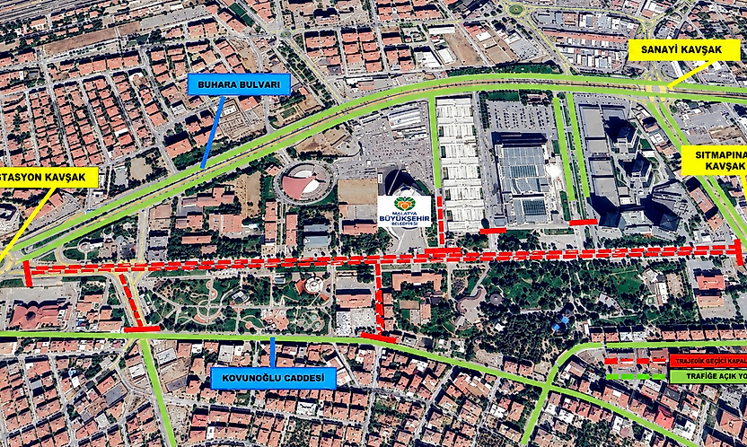 Malatya'da 29 Ekim Öncesi Trafik Düzenlemesi! İnönü Caddesi Kapatılacak