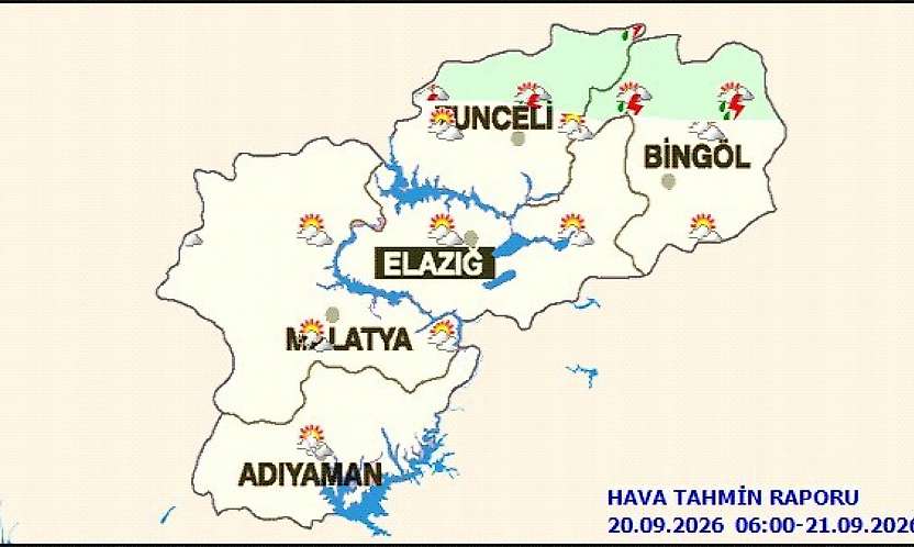 Malatya'da Bugün Hava Nasıl Olacak? İlçe İlçe Tahminler Açıklandı