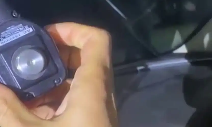 Malatya'da çakarlı araç kullanan sürücüye ceza