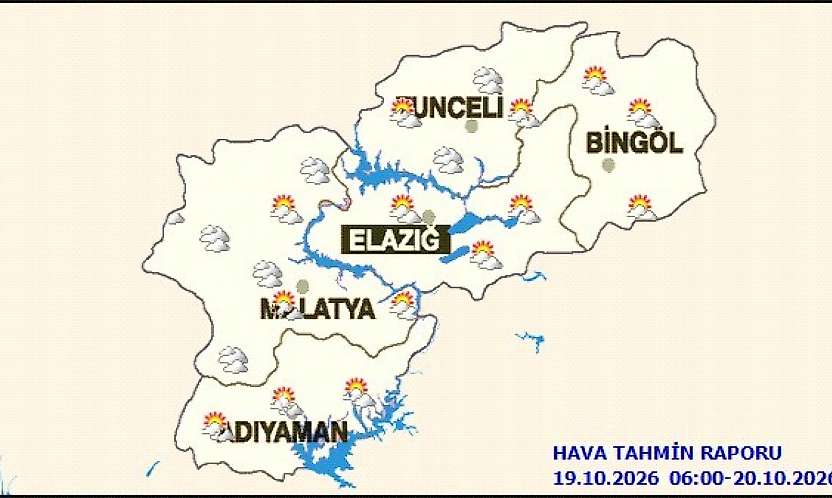 Malatya'da Hava Nasıl Olacak? İşte İlçe İlçe Hava Durumu