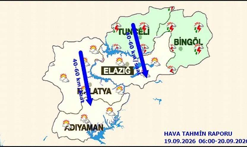 Malatya'da Hava Parçalı Bulutlu: Sıcaklık 29 Derece
