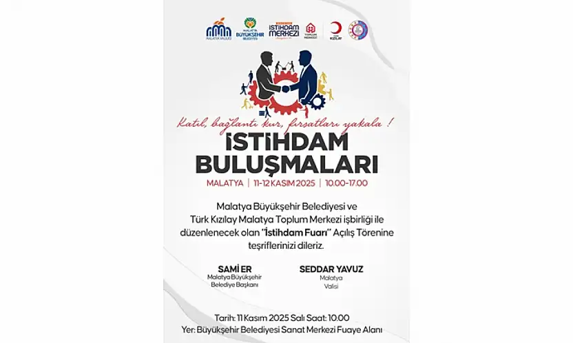 Malatya'da İş Gücünü Harekete Geçirecek Fuar Başlıyor