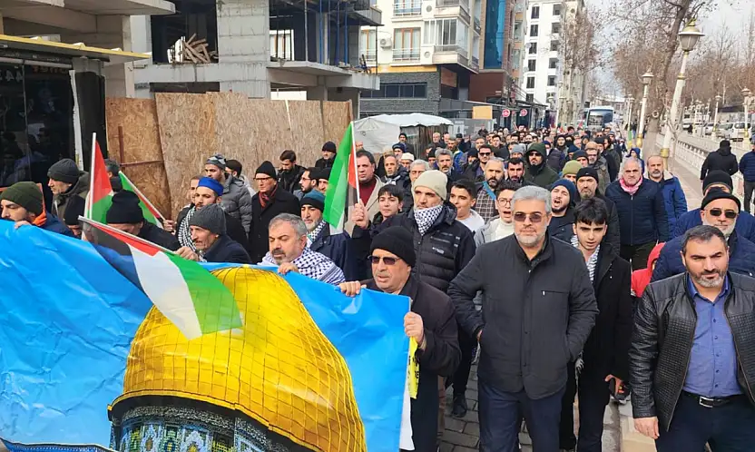 Malatya'da Kudüs ve Filistin İçin Tek Yürek