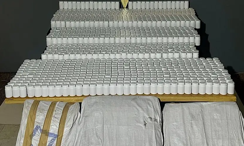 Malatya'da Rekor Miktarda Sentetik Ecza Operasyonu