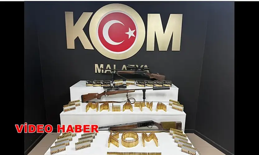 Malatya'da Ruhsatsız Silah Operasyonu: 2 Şüpheli Gözaltında