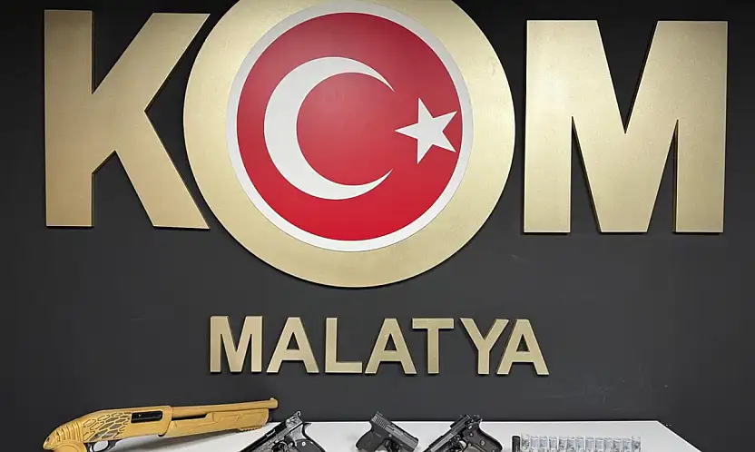 Malatya'da ruhsatsız silah operasyonu: 1 gözaltı