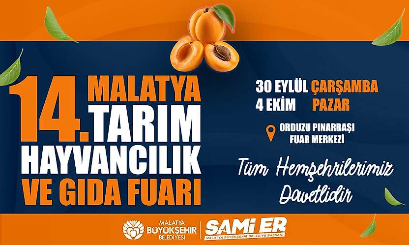 Malatya'da Tarım ve Hayvancılık Buluşması: 160 Marka Fuarda Yer Alacak