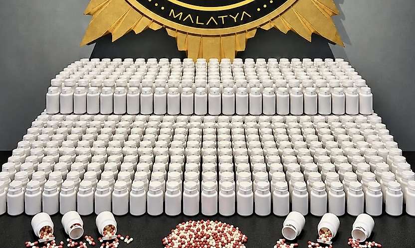Malatya'da Uyuşturucu Operasyonu: 46 Bin 189 Hap Ele Geçirildi