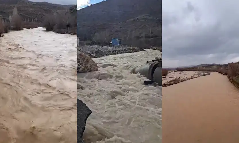Malatya'da Yağışlar Yüz Güldürdü: Kuruyan Dereler Yeniden Canlandı