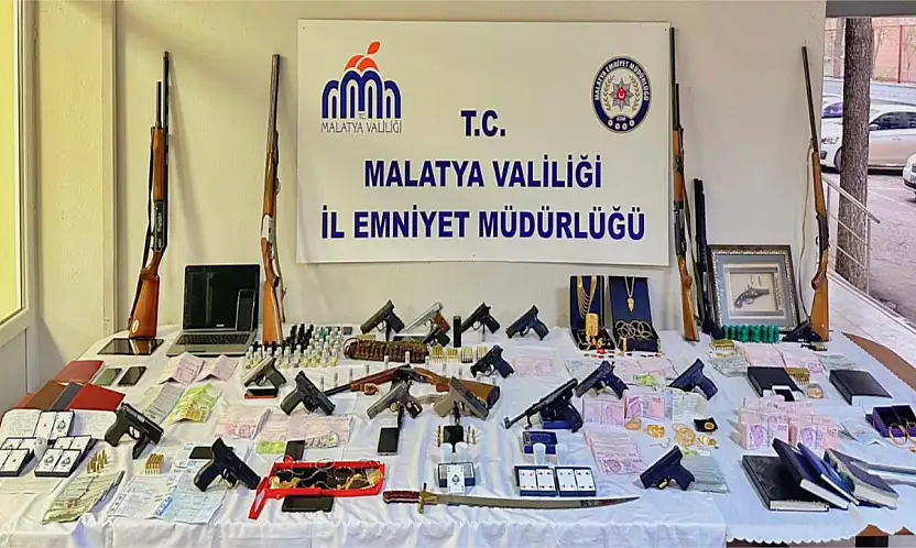 Malatya'da Yağma ve Tefecilik Operasyonu: 36 Gözaltı