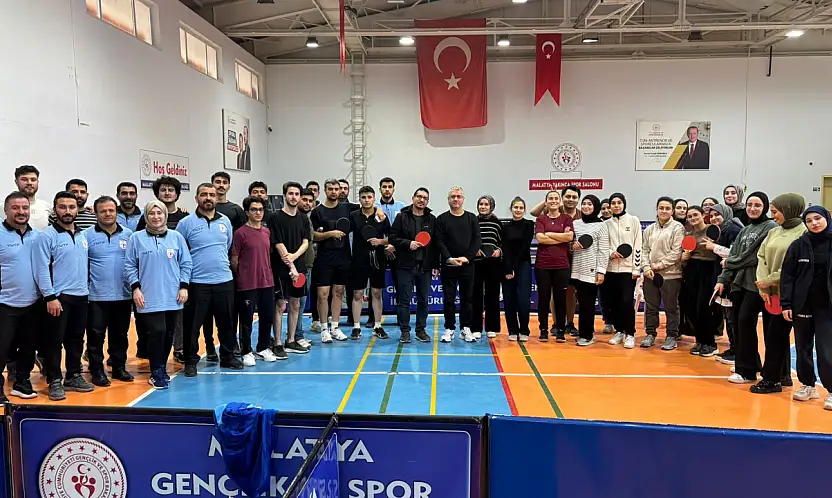Malatya'da YURTLİG Masa Tenisi Heyecanı: İl Temsilcileri Belli Oldu