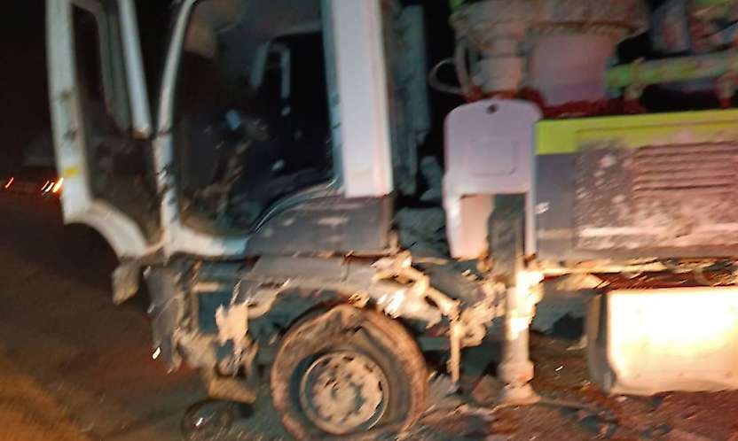 Malatya-Hekimhan Yolunda Feci Kaza! Cip Karşı Şeride Savruldu