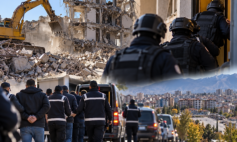 Malatya Merkezli 7 İlde Yıkım Operasyonu: 26 Gözaltı