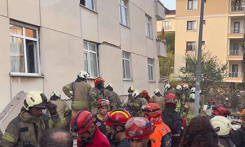 Maltepe'deki çökmenin ardından binalardaki tadilatlar dikkat çekiyor