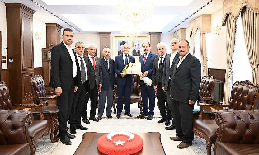MESOB Heyetinden Vali Seddar Yavuz'a Ahilik Haftası Ziyareti