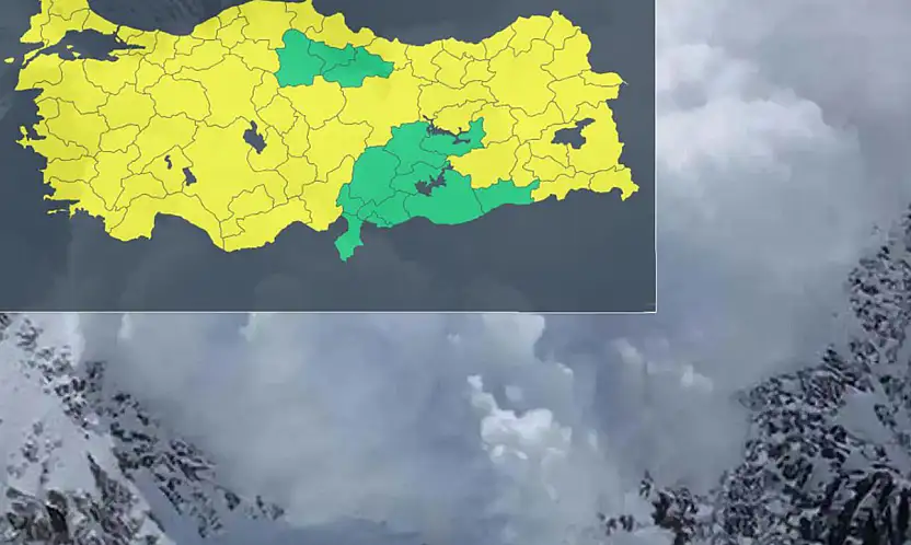 Meteoroloji'den 68 İle Sarı Alarm