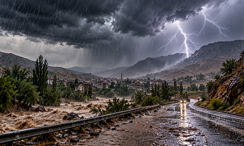Meteoroloji'den Malatya'ya Sarı Alarm Niteliğinde Uyarı: Sel Riskine Dikkat!