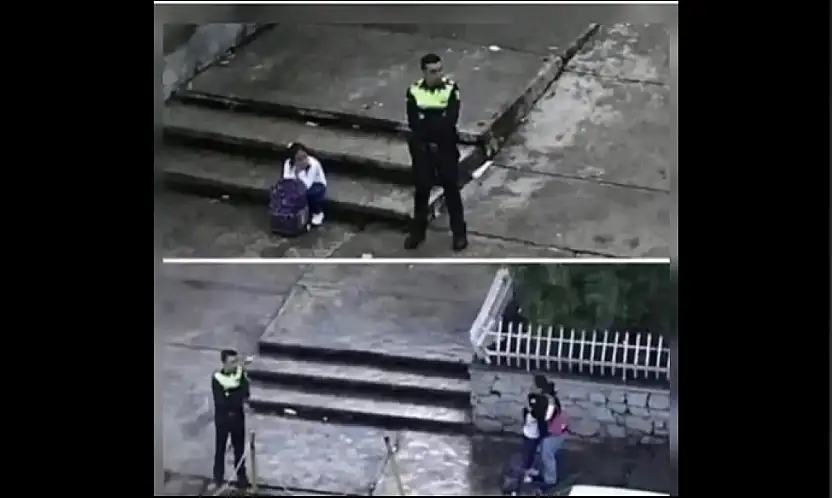 Okul Bahçesinde Vicdan Nöbeti: Polis Memurundan Örnek Davranış