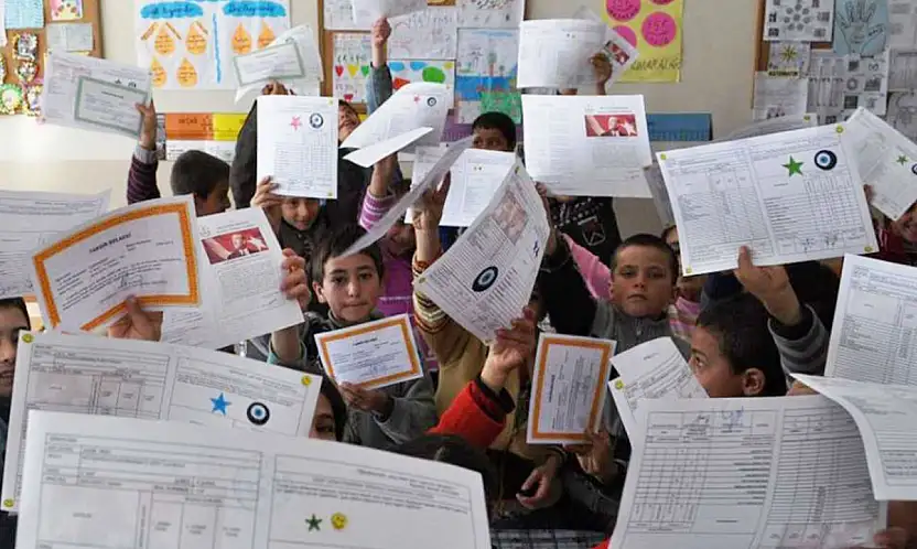 Okullarda Yarıyıl Tatili Sevinci