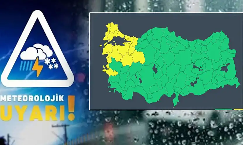 Olumsuz Hava Koşulları Nedeniyle 14 İl Sarı Kodla Uyarıldı