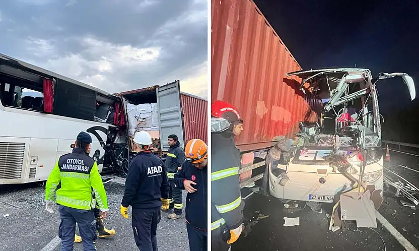 Osmaniye'de yolcu otobüsü tıra çarptı: 6 ölü, 11 yaralı