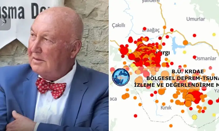 Prof. Dr. Övgün Ahmet Ercan: 'Sındırgı'da artçı depremler büyüyor, mühendislik hizmeti almamış evlere girilmemeli'