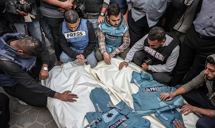 RSF: İşgal Rejimi 2025'te Dünyada En Fazla Gazeteci Öldüren Ülke Oldu