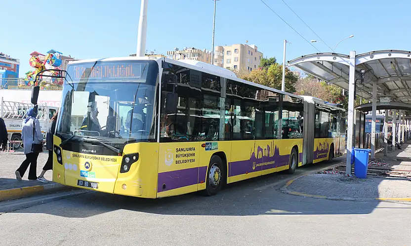 Şanlıurfa'da Toplu Taşıma Yarın Ücretsiz