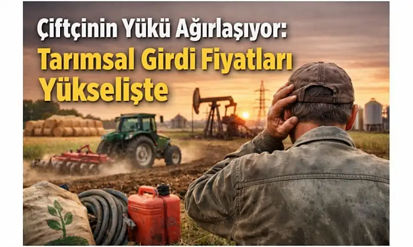 Tarımda Girdi Maliyeti Tırmanıyor: Tarım-GFE Yıllık %34,24 Arttı