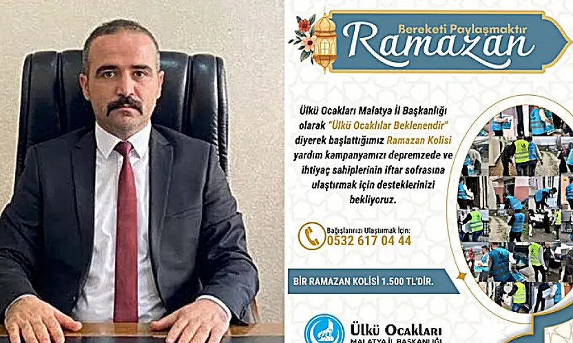 Ülkü Ocaklılar Beklenendir: Malatya'da İftar Sofralarına Umut Oluyorlar