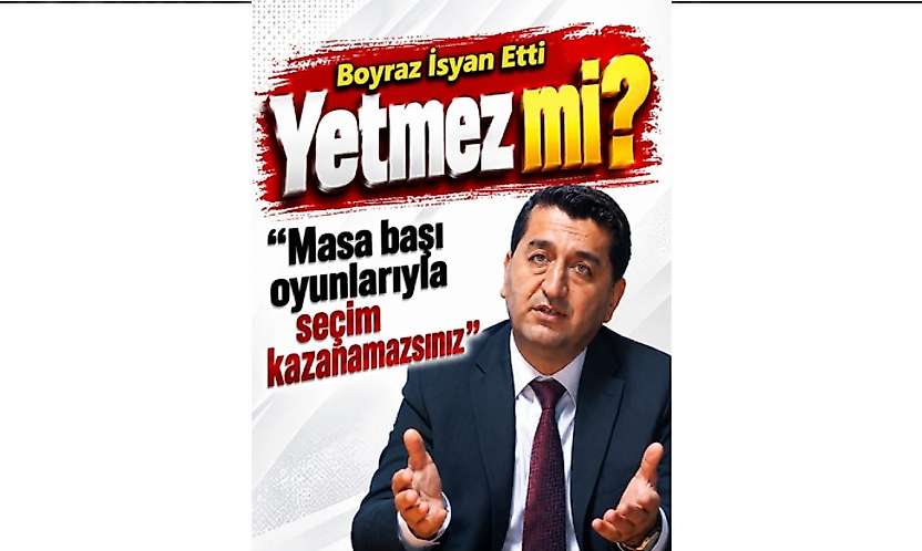 Boyraz:'Üye yerlerini değiştirerek seçim kazanacaklarını sanıyorlar'