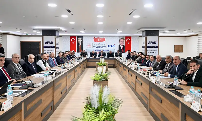 Vali Seddar Yavuz İl Afet Risk Azaltma Planı Toplantısına Katıldı