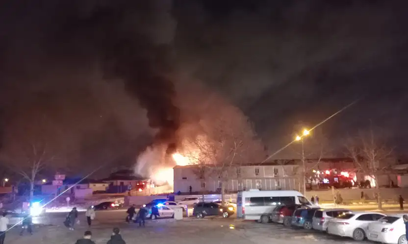 Yakınca'da İşçilerin Kaldığı Konteynerlerde Yangın