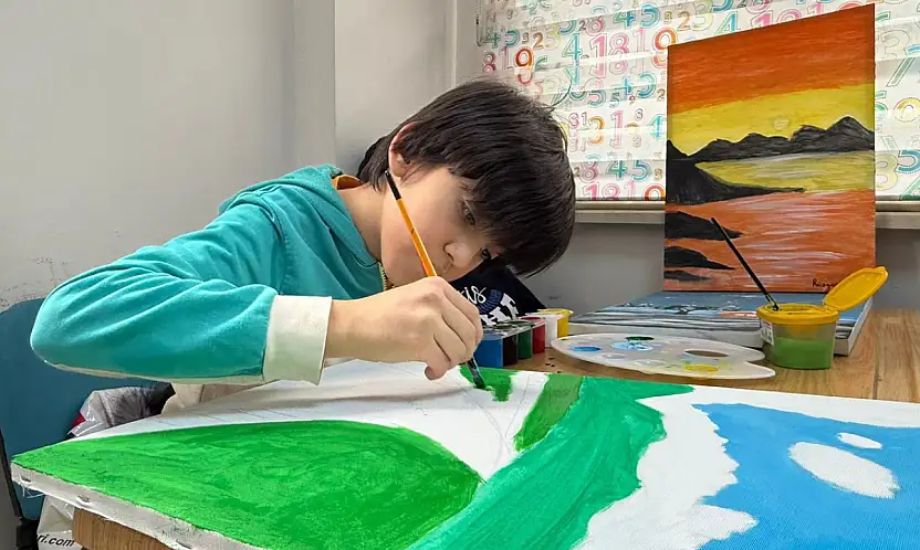 Yeşilyurt'ta Minik Yetenekler Sanatla Buluşuyor