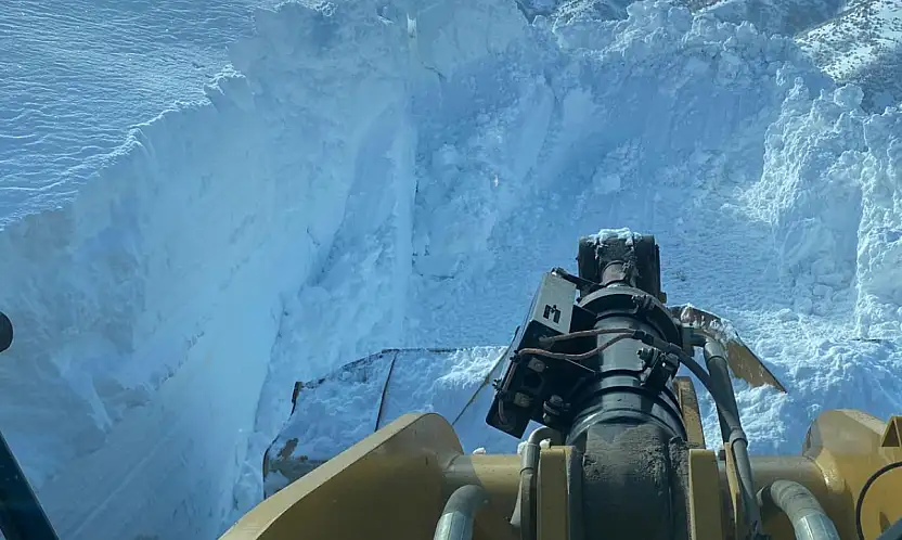 Zorlu Kış Şartlarında Malatya'da Karla Mücadele