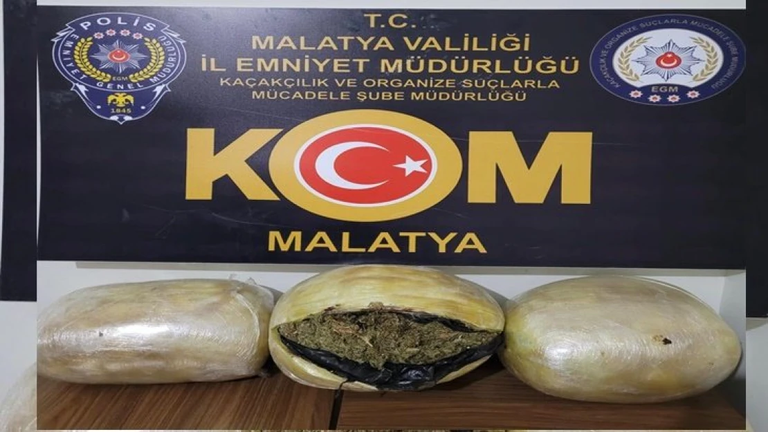 12 kilo 600 gram uyuşturucu madde ele geçirildi.