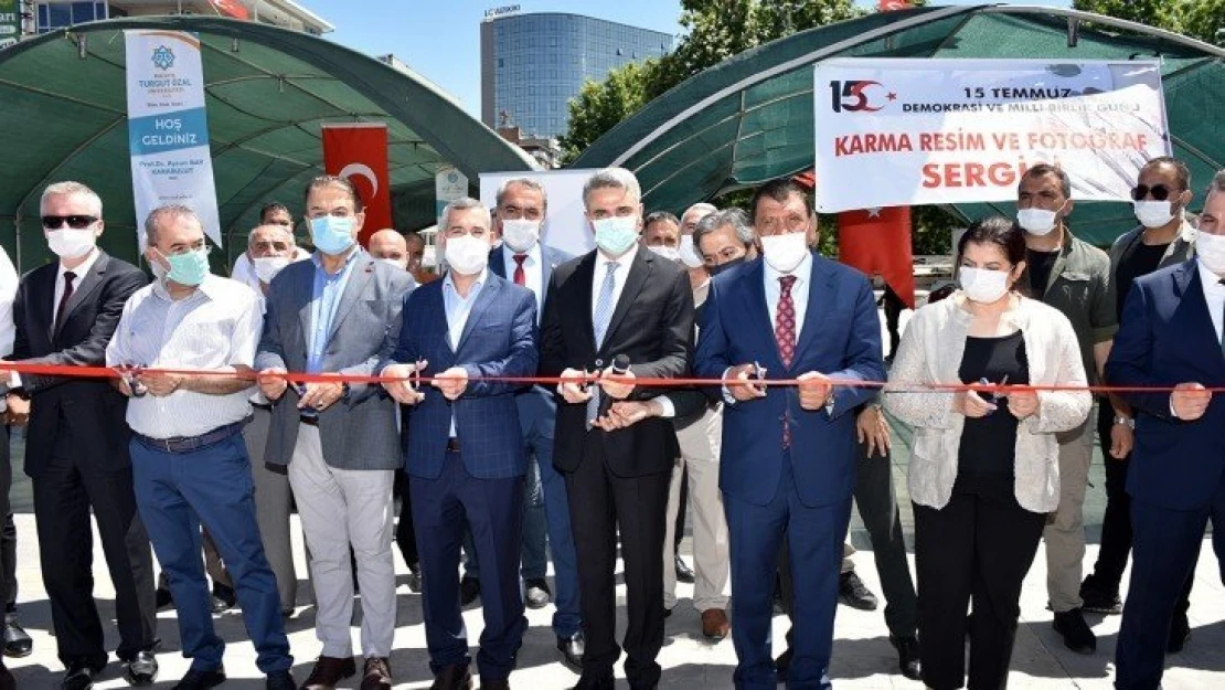 15 Temmuz Anı Defteri ve Karma Resim, Fotoğraf Sergisi Açılışı Yapıldı