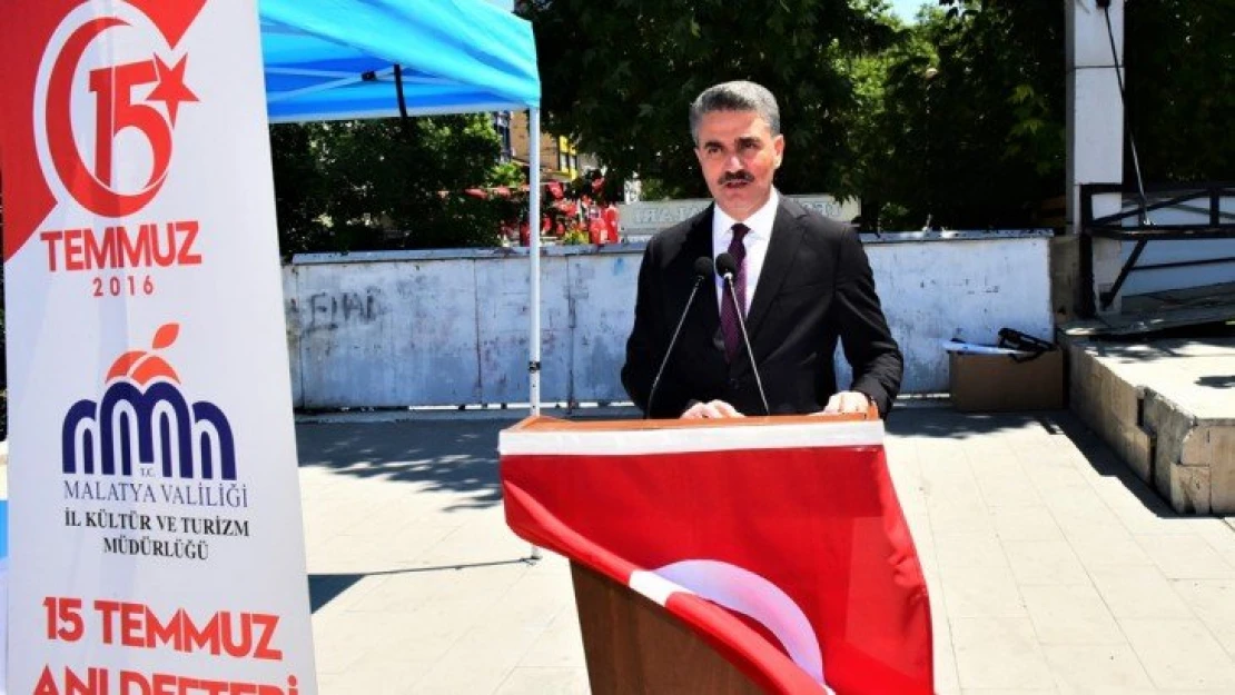 15 Temmuz Anı Defteri ve Karma Resim, Fotoğraf Sergisi Açılışı Yapıldı