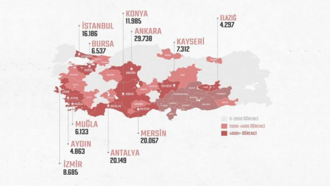 217 bin 246 öğrencinin, talepleri doğrultusunda başka illere nakilleri yapıldı