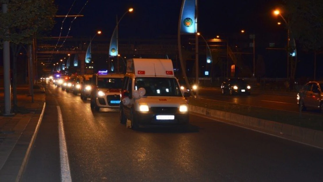 23 Nisan Malatya il Emniyet Müdürlüğünde düzenlenen konvoyla kutlandı