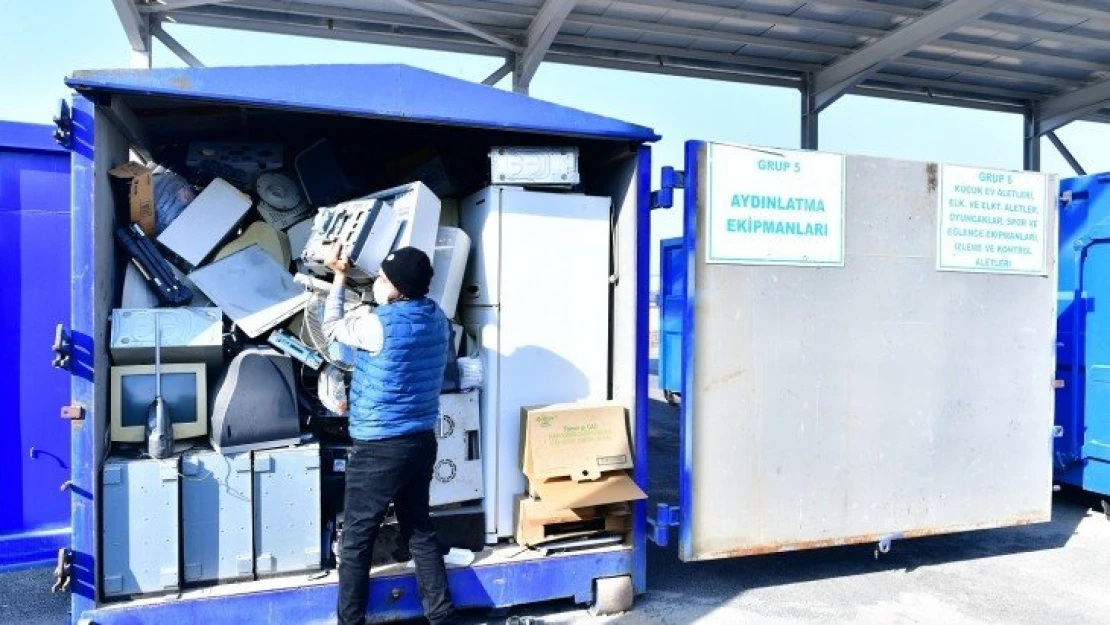 3.244 Kg. Atık Elektrik ve Elektronik Eşya Toplandı