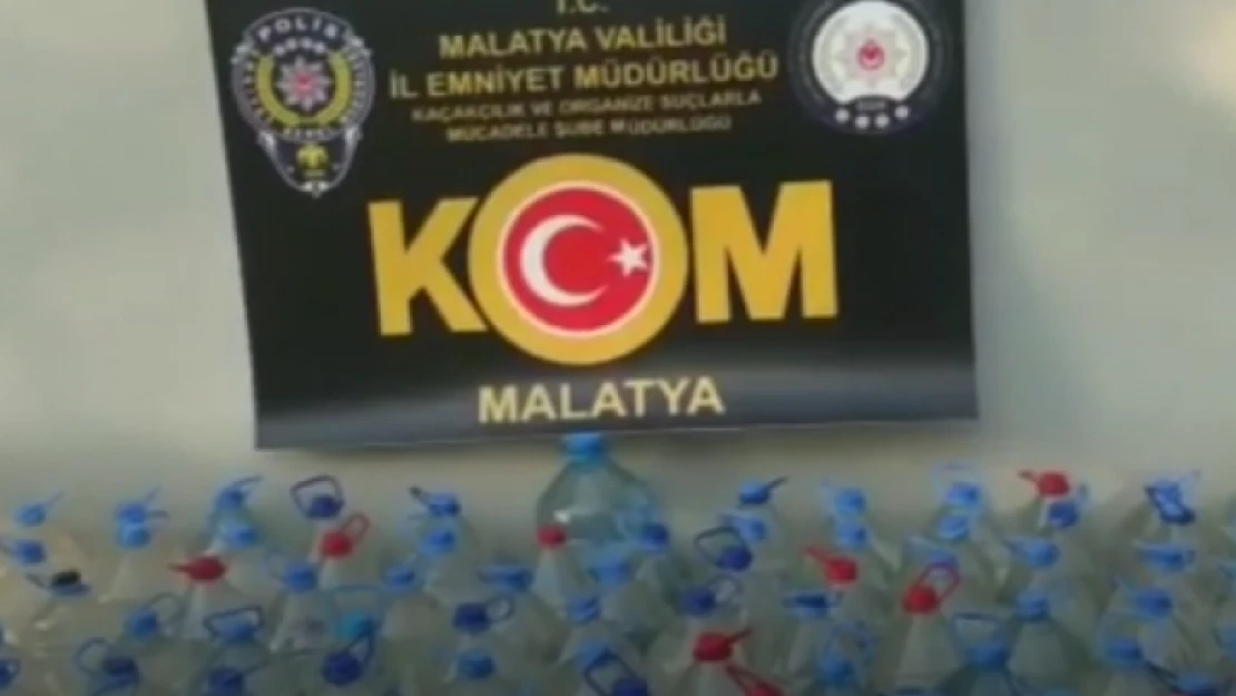 460 litre el yapımı boğma rakı ele geçirildi