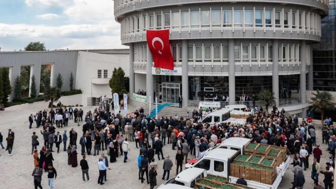 500 Bin Adet Sebze Fidesi Üreticilere Teslim Edildi